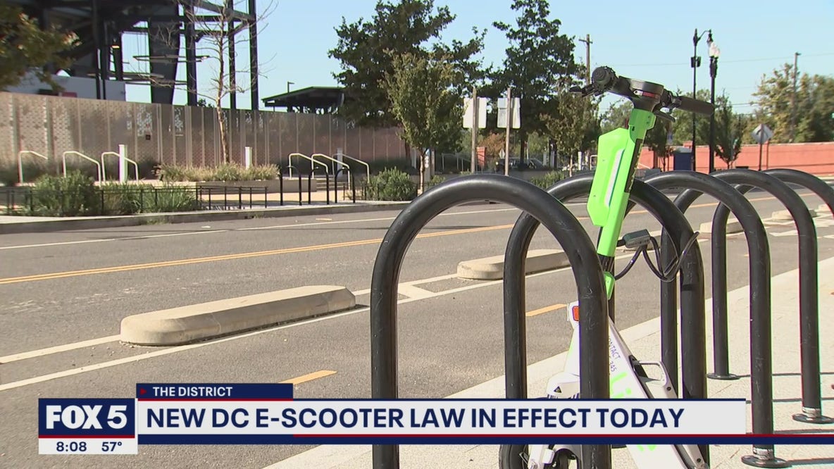 New DC law requires riders to lock shared electric scooters